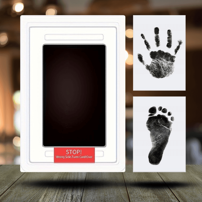 Niebrudzące Arkusze do Odciśnięcia Stópki i Rączki Dziecka: ZESTAW 3+1 GRATIS!